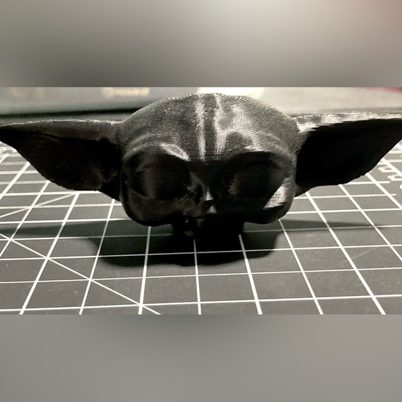 Black 3D Printed Grogu Baby Yoda Statue Unpainted The Mandalorian - Picture 10 of 16